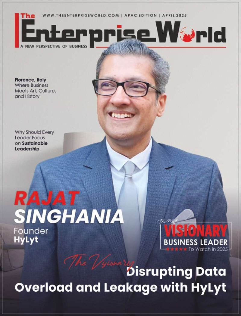Being featured on the cover of The Enterprise World